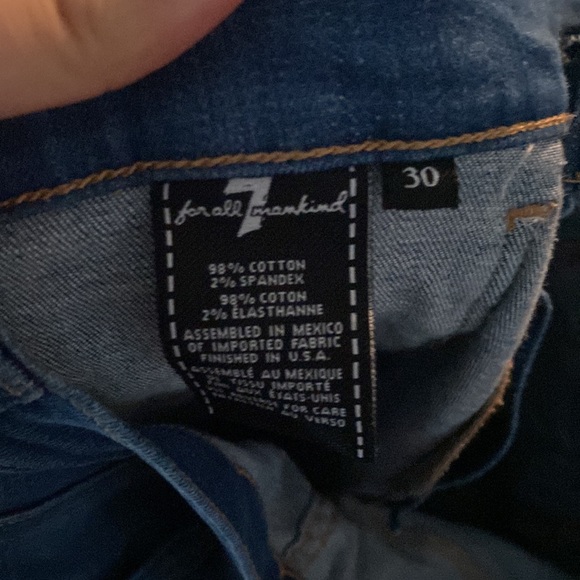 7 For All Mankind Jeans with Woven Pockets - Picture 5 of 5